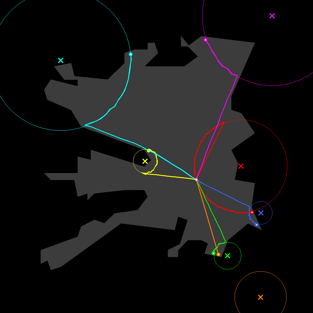 Surround navmesh map